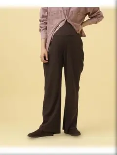 レプシィム　マタニティ／リブフレアパンツ