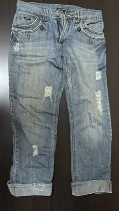ブランド古着！BARTACK ヒゲ ハチノス used加工 デニム パンツ - メルカリ