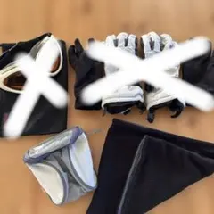 スキーネックウォーマー、ポーチセット