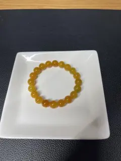 イエロー翡翠ブレスレット