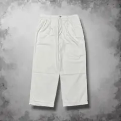 トミーヒルフィガー 極太ツータックワイドパンツ 白チノパン　ヴィンテージW36のサムネイル