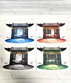 No.81海外作家 黒いたぬき様 装飾ステッカー