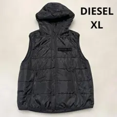 DIESEL ブラック キルティングダウンベスト L 2026年最新】DIESEL メンズ ダウンベスト・キルティングベストの人気