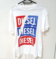 DIESEL Tシャツ ホワイト ロゴプリント　ディーゼルssのサムネイル