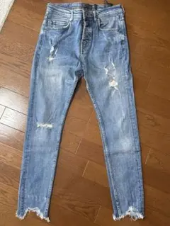 ZARA ダメージスキニーデニム