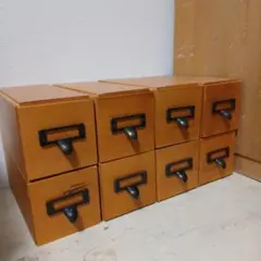 FELISSIMO ドロワー木製スタッキング8個セット