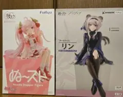 初音ミク　桜ミク2025　アークナイツ　リン ぬーどるストッパーフィギュア