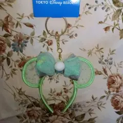 ファンタジースプリングス　ティンカーベル　カチューシャ　キーチェーン　新品