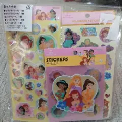 しまむら　プリンセス　シールセット　バインダー