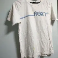 ROXY ホワイト Tシャツ ロゴプリント