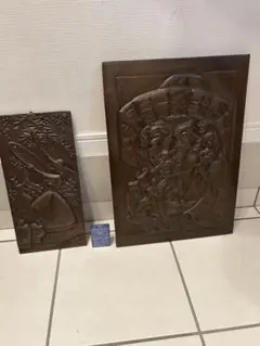 ブラジル産　銅製ビンテージレリーフ