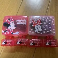 ミニーマウス　ピン、髪ゴム、髪留めセット