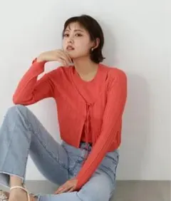 ジルバイジルスチュアート/シアーカーデタンクトップセット/アンサンブル/F