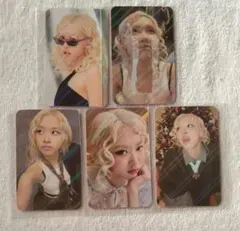 BLACKPINK　ロゼ　ROSE トレカ 韓国限定 5枚セット No.209