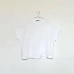 ドゥセー deuxC フレンチスリーブ　半袖　刺繍　コットン　日本製　ホワイトのサムネイル
