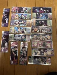 鬼滅の刃　ロングステッカー シール　ガム　17枚