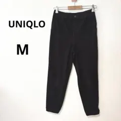 UNIQLO M ブラック ヒートテック ジョガーパンツ ジョグパンツ