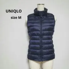 UNIQLO　ユニクロ　ウルトラライトダウンベスト　ネイビー　紺