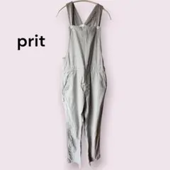 pritプリット サロペット オーバーオール グレー　Fのサムネイル