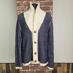 TommyHilfiger　トミー ヒルフィガー　カーディガン　ブルー×ホワイト