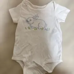 Ralph Lauren 6M ウサギ刺繍 ボディスーツ　肌着