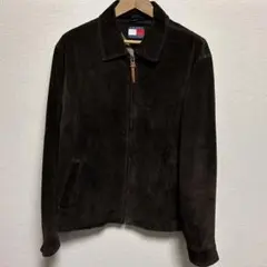 激レア 90s TOMMY HILFIGER 牛革 スエード レザージャケット