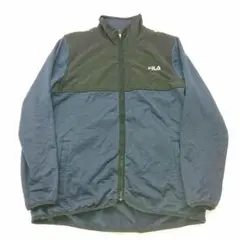 ?FILA 441-654 フリースジャケット ネイビー系 メンズM