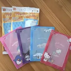 ダイソー サンリオ ミニクリアファイル 6枚セット