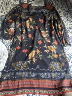 ☆新品 Desigual デシグアル プリントワンピース 44☆のサムネイル