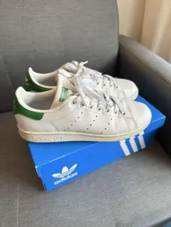 adidas スタンスミス 23.5cm 白 緑 箱付き