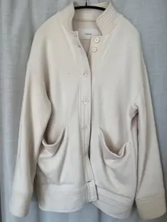 TODAYFUL ノーカラー ジャケット クリーム