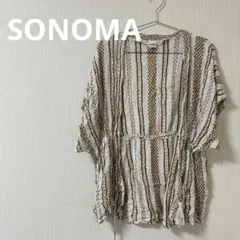 1点もの✨️SONOMA ボヘミアンストライプトップス カーディガン シャツ