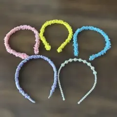 女の子　カチューシャ　5点セット