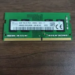 SK hynix 4GB DDR4 2666MHz メモリー