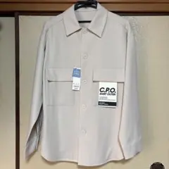 GU CPOシャツ(長袖) NATURAL Sサイズ