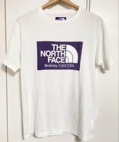 ノースフェイスパープルレーベル ホワイト Tシャツ L