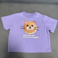 Semon ネコパンケーキ　Tシャツ　80