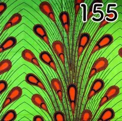 【残り1.5ヤード】パーニュ　アフリカンプリント　155