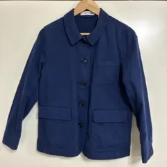 UNIQLOコットンカバーオールMネイビー紺ユニクロINESイネス