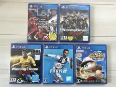 PS4ゲームソフト5本セット【ウイニングイレブン・FIFA・パワフルプロ野球】