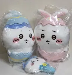 そろそろイースターなBIGぬいぐるみ ちいかわ ハチワレ 超まじかるミラー