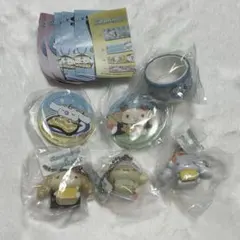 くら寿司 コラボ シナモン 缶バッチ フィギュア マスキングテープ