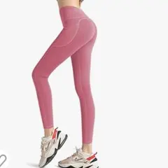 新品！IRCOLVE スポーツタイツ Primaryシリーズ (l, ピンク)