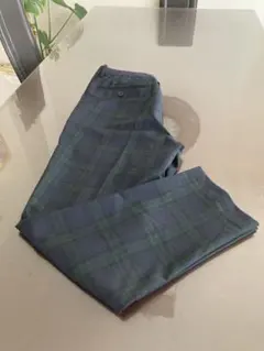 UNIQLO EZYアンクルパンツ タータンチェック　ウールライク サイズM
