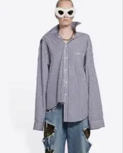 新品 BALENCIAGA 2025 冬 / ネルチェックシャツ/ Sサイズ - メルカリ