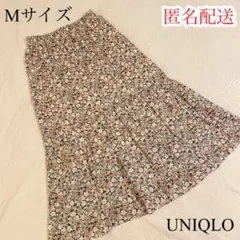 花柄スカート ユニクロ ポールアンドジョー ウエストゴム ポケット付き