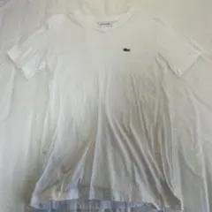 LACOSTE ホワイト Vネック 半袖Tシャツのサムネイル
