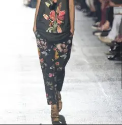 DRIS VAN NOTEN ドリスヴァンノッテン　総柄　ハーフパンツ　36 DRIES VAN NOTEN ドリスヴァンノッテン 18AW アウトサイダー