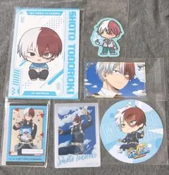 ヒロアカ 轟焦凍 ステッカー カード コースター