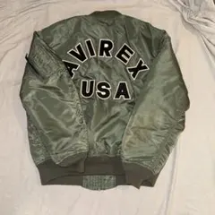希少 AVIREX USA MA-1 フライトジャケット グリーン 未使用